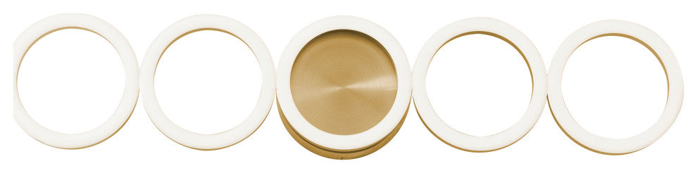 Glo 24" LED Vanity Light, Satin Brass, 3000K