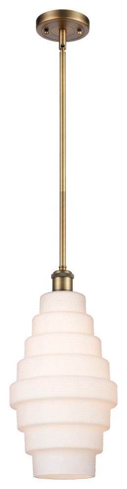 Innovations 516-1S-BB-G671-8-LED 1-Light Mini Pendant, Brushed Brass