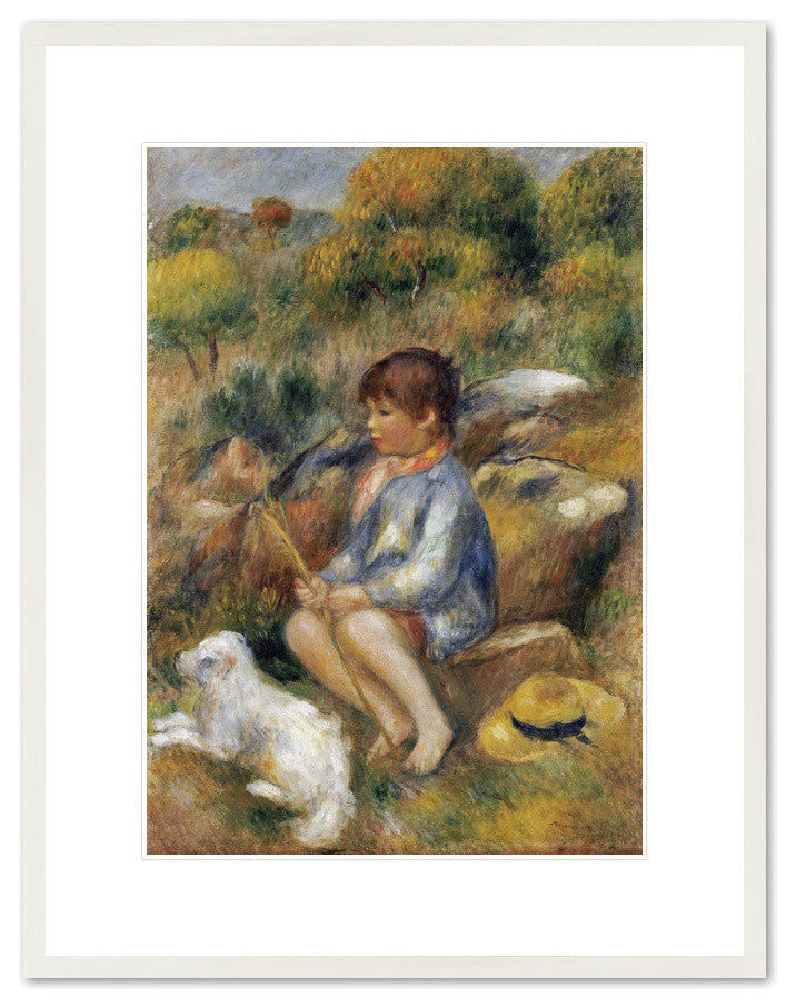 Young Boy By a Brook