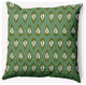 20" x 20" Ikat Tears Indoor/Outdoor Polyester Throw Pillow, Sage