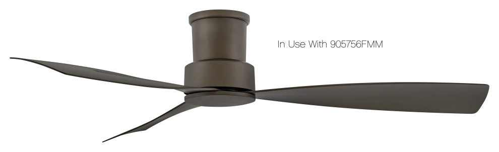 Hinkley Iver 56" Indoor/Outdoor LED Fan with, Metallic Matte Black