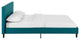 Teal Anya Full Fabric Bed