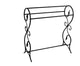Benzara Antique Style Metal Towel Rack Stand, Black