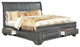Furniture of America Bradford Wood Queen Storage Platform Bed in Gray
