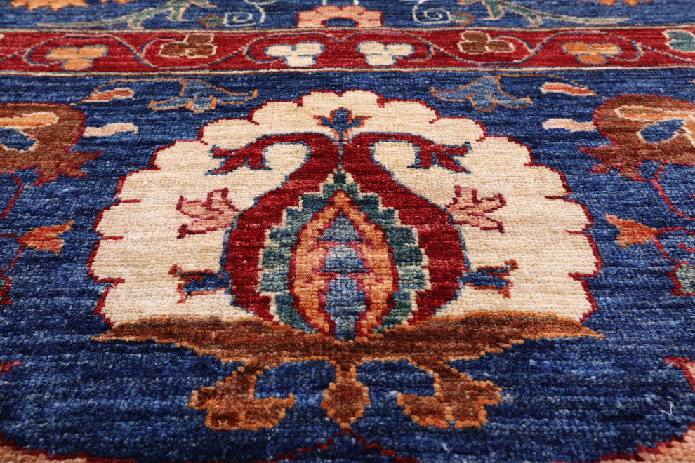 William Morris Hand-Knotted Wool Rug 6' 9" X 10' 0" Q5183