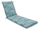 Make It Rain Cerulean Chaise Lounge Cushion, 80"x23"x3"