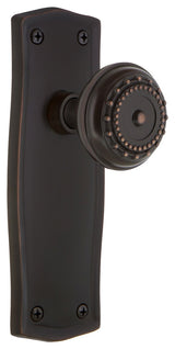 Prairie Plate Passage Meadows Door Knob, Timeless Bronze