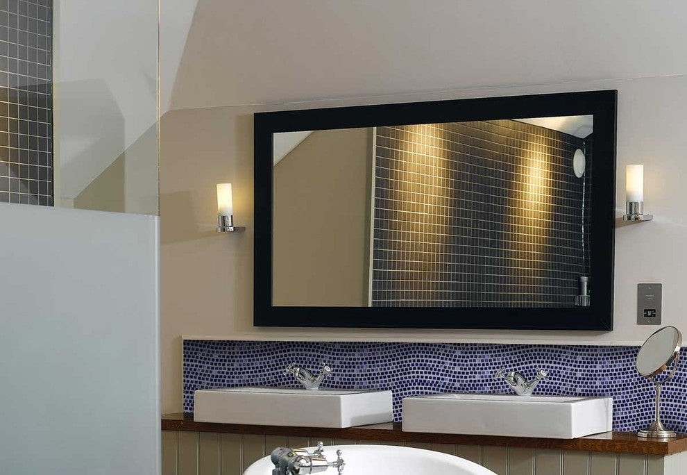 Galaxy 12"x12" Wavy Square Glass Mosaic Tile,Iridescent Blue, Single Sheet