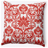 Alexys Polyester Indoor Pillow, Red, 20"x20"