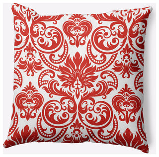 Alexys Polyester Indoor Pillow, Red, 20"x20"
