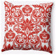 Alexys Polyester Indoor Pillow, Red, 20"x20"