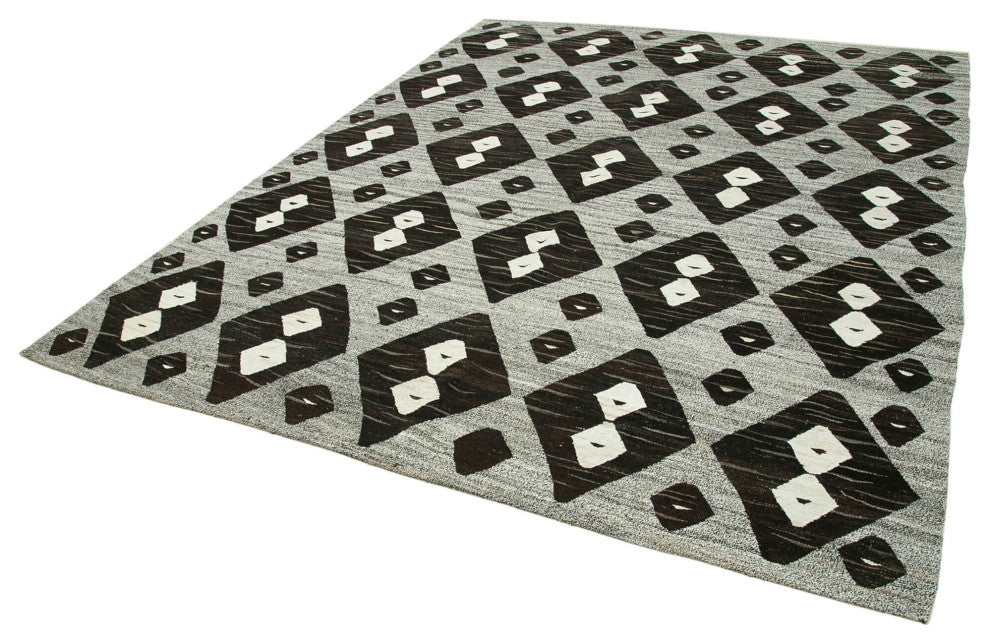 Rug N Carpet - Hand-knotted Turkish 8' 0'' x 10' 4'' Unique Wool Kilim Rug