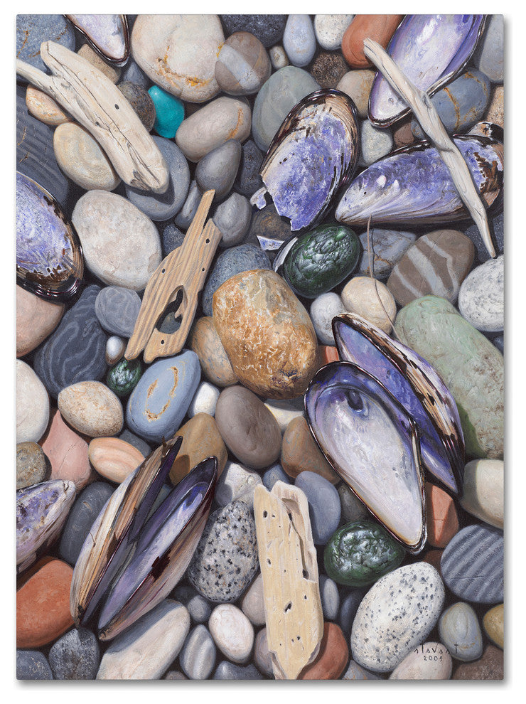 'Treasure at Muscle Beach' Canvas Art by Stephen Stavast