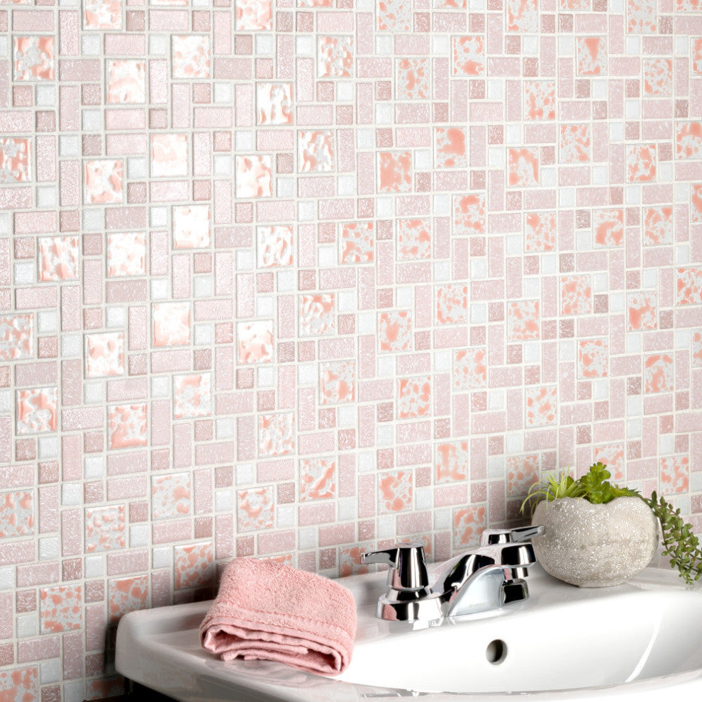 Academy Pink Porcelain Floor and Wall Tile