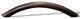 Distressed Nickel RKI Half Moon Pull, RKICP3717DN