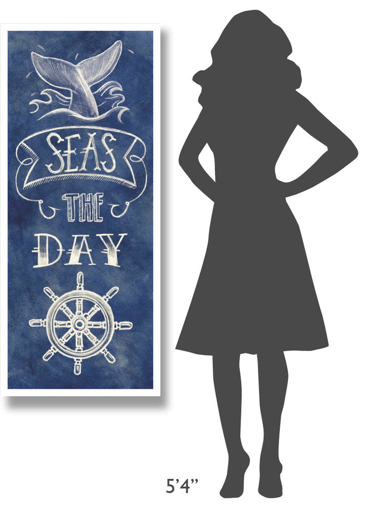 "Seas the Day" Digital Paper Print by Mary Urban, 22"x52"