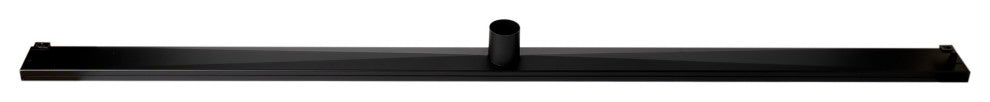 ALFI brand ABLD59B-BM 59" Black Matte Stainless Steel Linear Shower Drain
