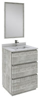 Fresca Formosa Modern 24" Ash Freestanding Vanity Set