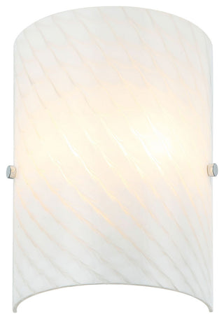 Swirled 2-Lt  Sconce - Chrome