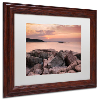 Blanchette Photography 'In a Glacier's Wake', Wood Frame, White Matte, 14"x11"