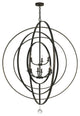 Crystorama 587-EB, 9-Light Chandelier, English Bronze