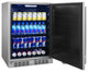 Titan 24" 5.6 Cu Ft 140 Cans Built-In Outdoor Beverage Cooler Refrigerator