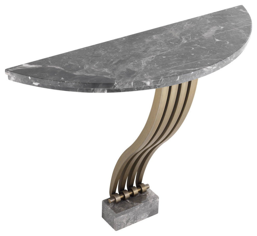 Brass Marble Console Table | Eichholtz Renaissance