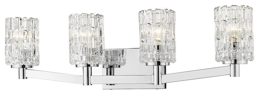 Z-Lite Aubrey 4-Light Vanity, Chrome, 1931-4V-CH