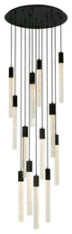 Wade 13-Light Pendant, Black