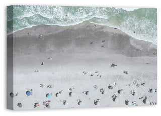 Aerial Beach Photo 20x30 Canvas Wall Art