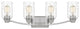 Quoizel ACA8627BN 4-Light Bath, Acacia