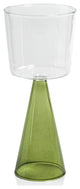 Viterbo Wine White Wine Glasses, Set of 4, Green