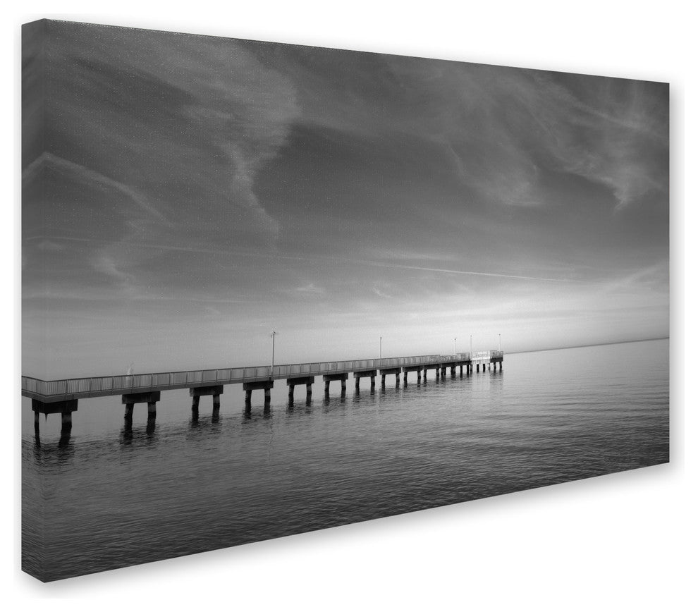 PIPA Fine Art 'End of the Pier' Canvas Art, 32x22