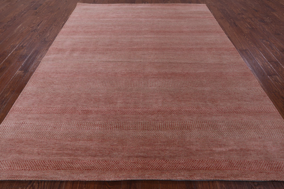 Savannah Grass Handmade Wool and Silk Rug 8' 0" X 9' 11" Q11439