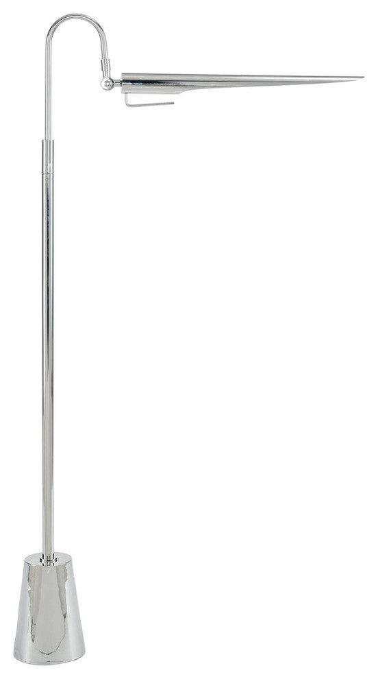 Raven Floor Lamp (Polished Nickel)
