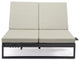 LeisureMod Chelsea Convertible 2-in-1 Sofa and Double Chaise Lounge, Beige