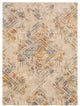 Surya Tuscany TUS-2302 5'3"x7'3" Rug, Blue/Burnt Orange/Cream/Aqua/Champagne