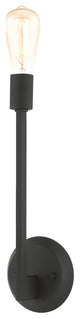 Livex Lighting Prague 1 Light Black ADA Single Sconce