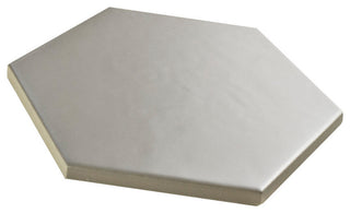 HexTile Ceramic Floor and Wall Tile, Matte Grey, Sample
