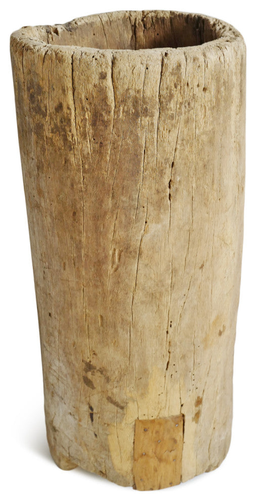 Consigned Naga Wood Trunk Pot