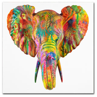 Dean Russo 'Elephant' Canvas Art, 24x24