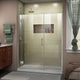 DreamLine Unidoor-X 43"-43.5" W Shower Door, Brushed Nickel