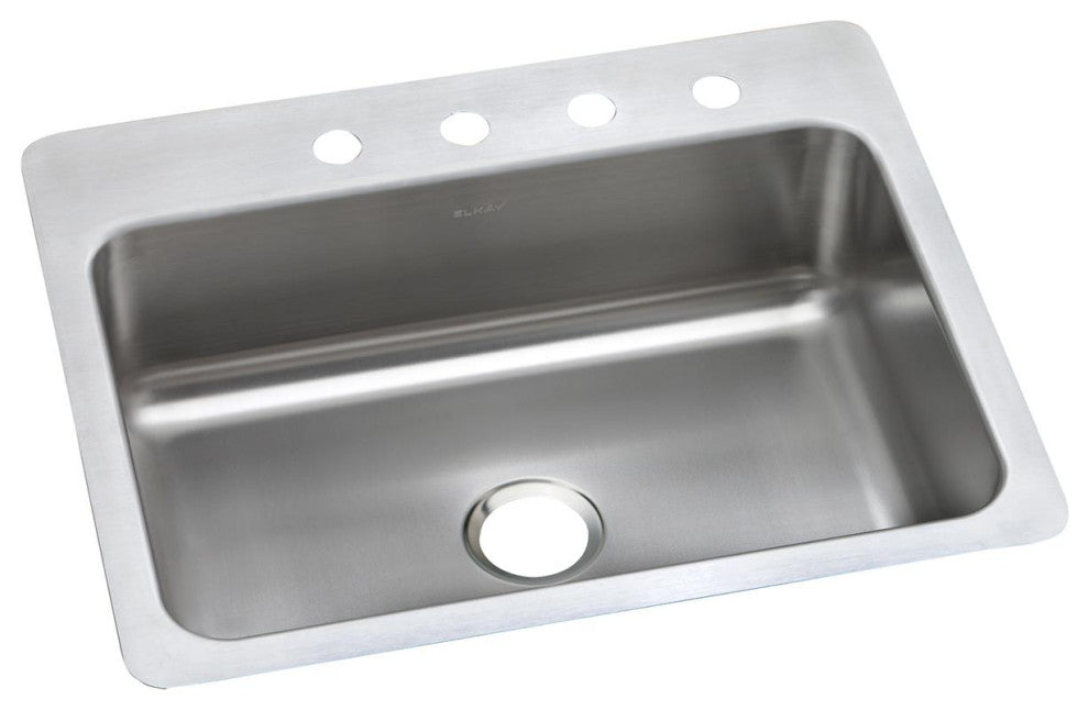 DSESR127221 Dayton Stainless Steel 27" x 22" x 8", Dual Mount Sink, 1 Hole