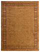 HAND KNOTTED LOOM SILK ECO-FRIENDLY AREA RUG -9'x12',Rectangle,Gold,Contemporary