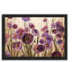 "Pink And Purple Flowers" By Silvia Vassileva, Framed Painting Print