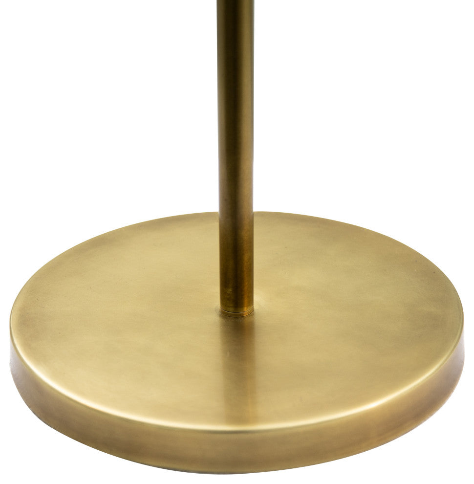 Klare 4-Light Sputnik Lamp, Antique Brass