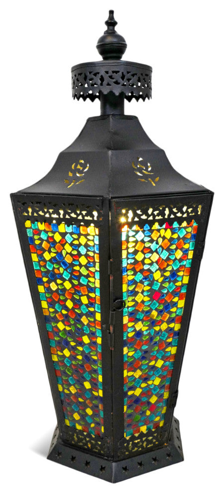 Mosaic Colorful Glass Table Lamp