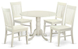 5 Pc Kitchen Table Set For 4-Kitchen Dinette Table And 4 Dining Chairs