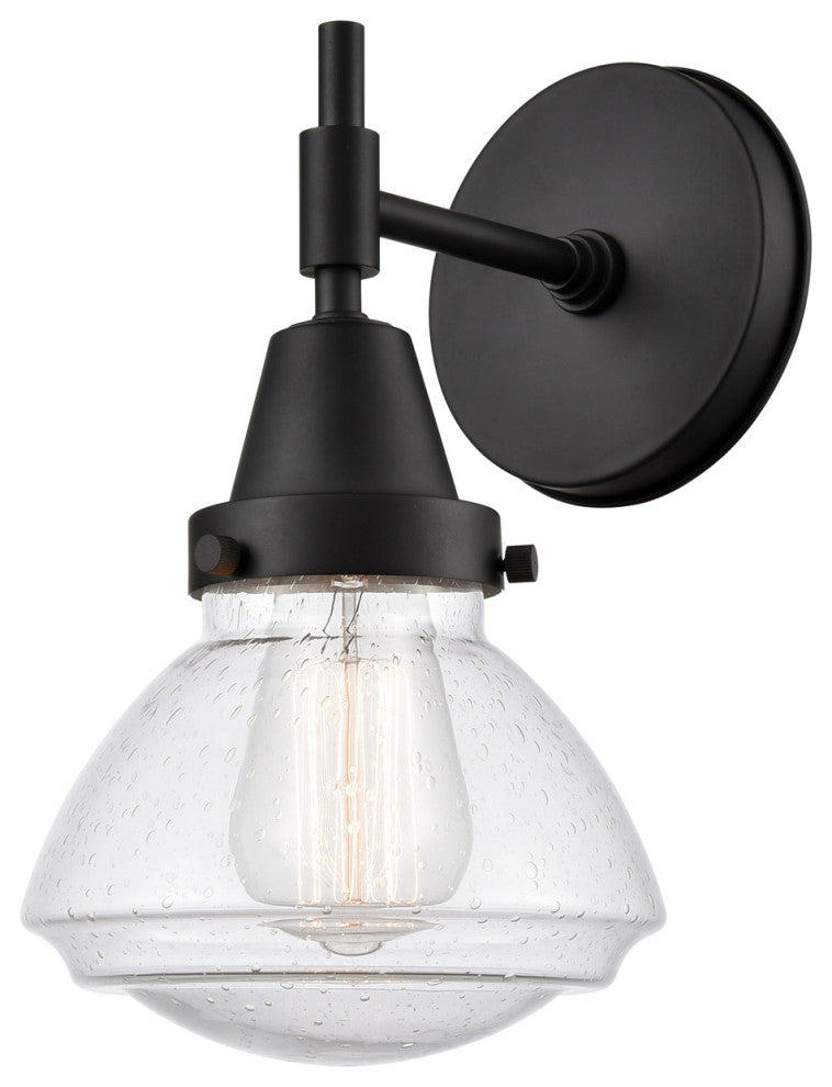 INNOVATIONS LIGHTING 447-1W-BK-G324-LED Caden 1 Light 9 inch Sconce