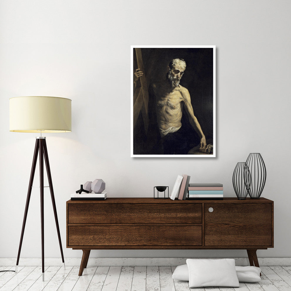 "Saint Andrew The Apostle" Digital Paper Print by Jusepe de Ribera, 35"x46"
